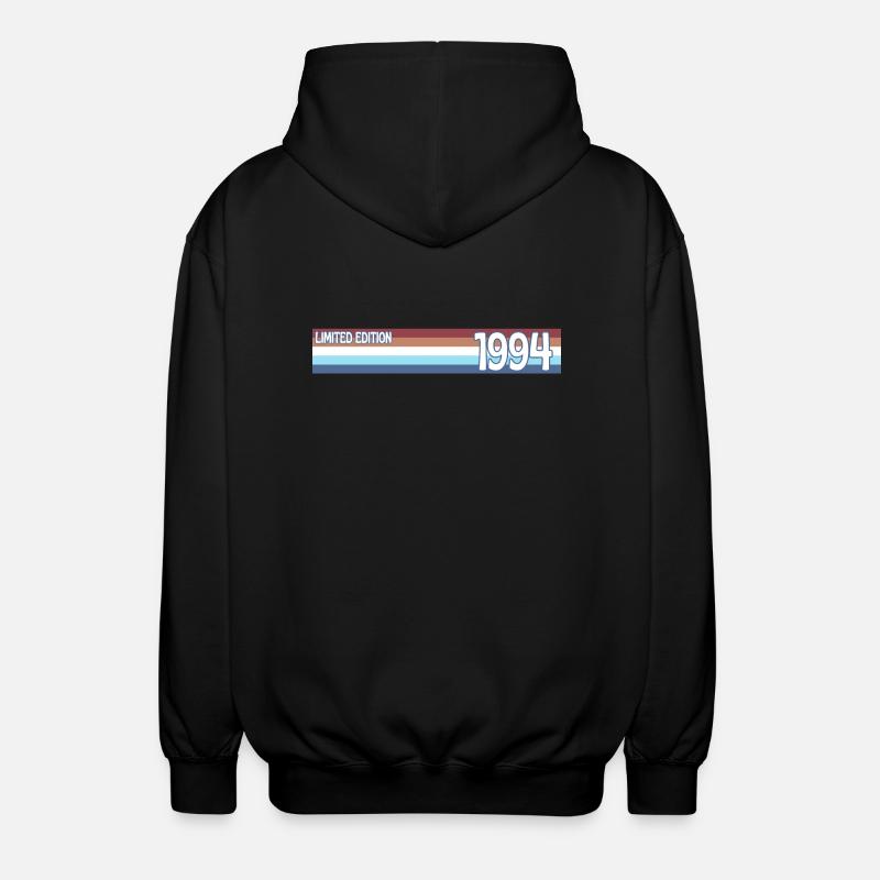 Retro 1994 Limited Edition - Unisex Hooded Jacket - black