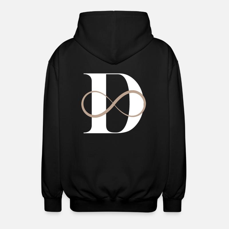 Buchstabe der Unendlichkeit - Unisex Kapuzenjacke - Schwarz
