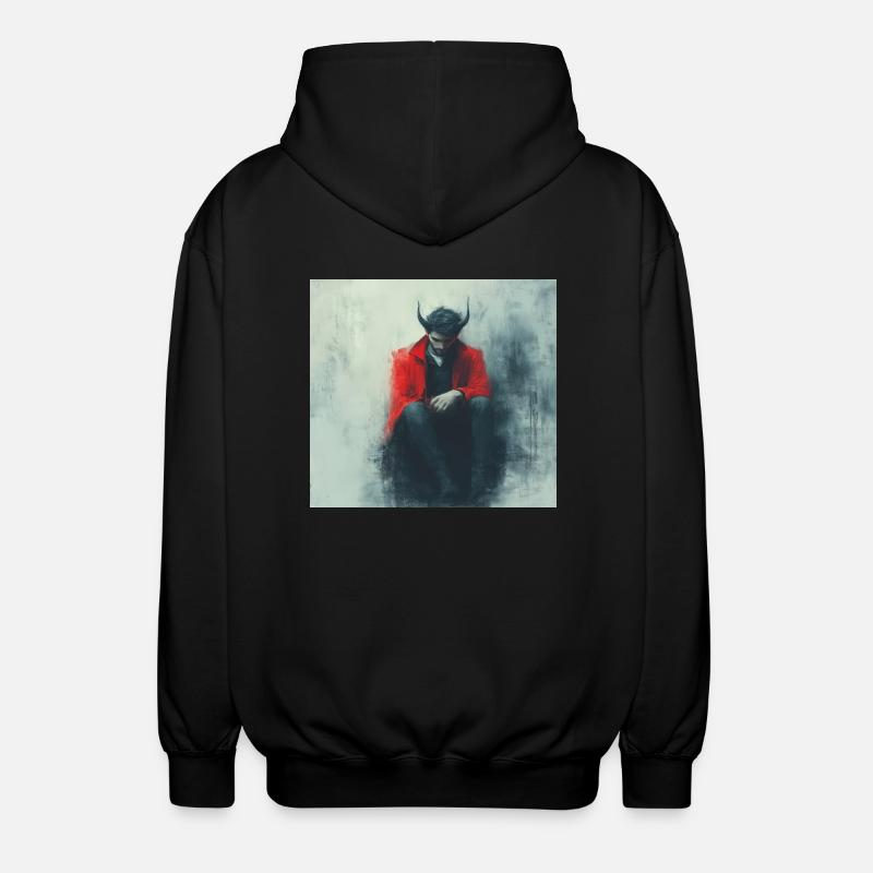 Teufel - Unisex Kapuzenjacke - Schwarz