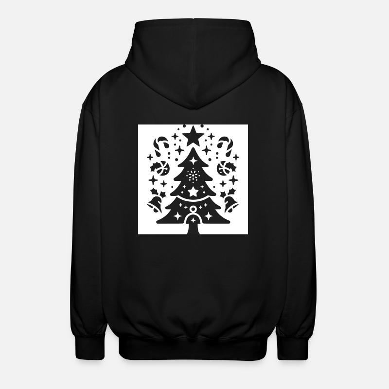 Noël - Veste à capuche unisexe - noir