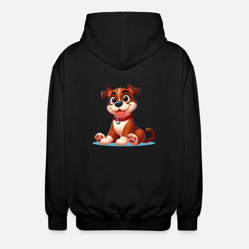 boxer 3 - Veste à capuche unisexe - noir
