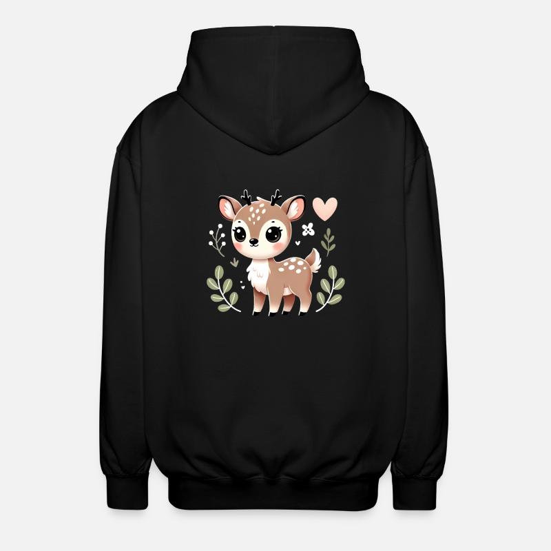 Adorable_D - Unisex Kapuzenjacke - Schwarz