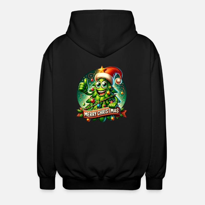 Le sapin de noel - Veste à capuche unisexe - noir