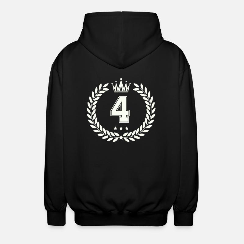 Armoiries 4 - Veste à capuche unisexe - noir