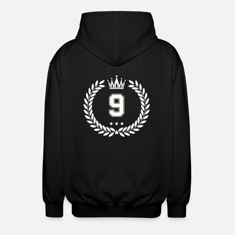 Armoiries 9 - Veste à capuche unisexe - noir