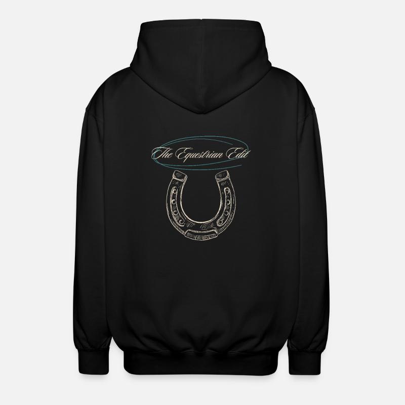 Fer à cheval L’Équitation Modifier - Veste à capuche unisexe - noir