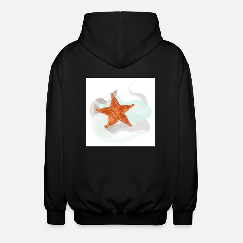 Étoile de mer - Veste à capuche unisexe - noir