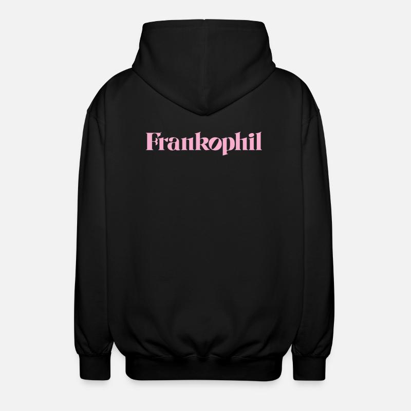 Frankophil Frankreich - Unisex Kapuzenjacke - Schwarz