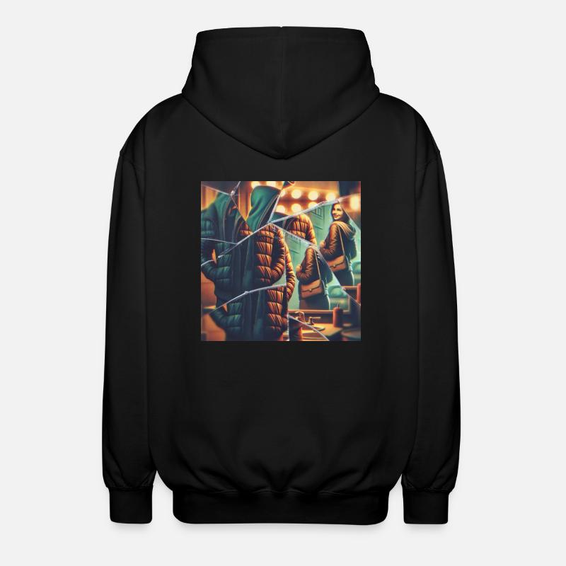 1000010576 - Veste à capuche unisexe - noir