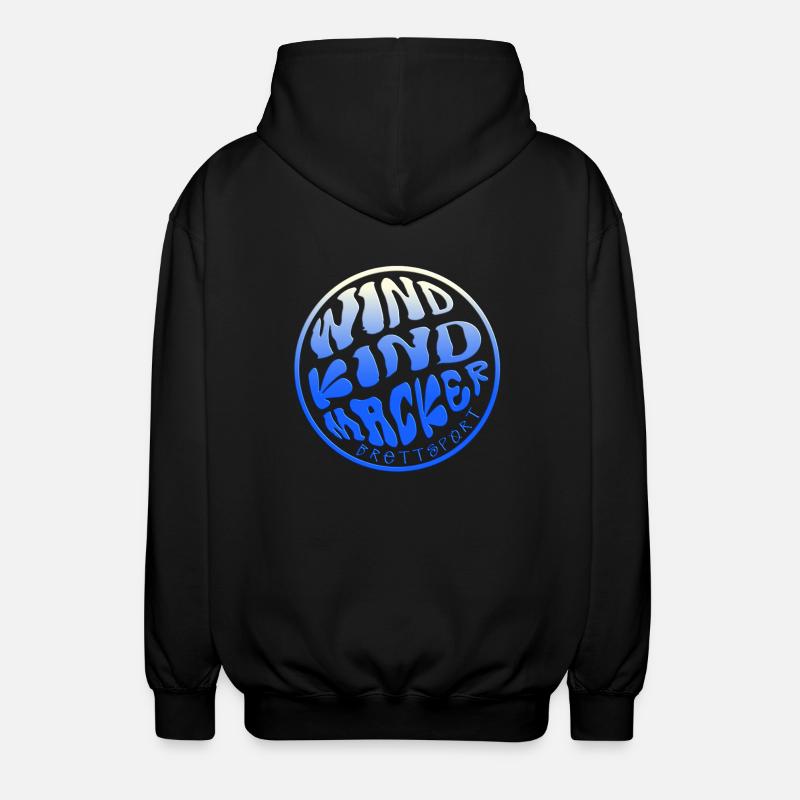 WINDKIND Macker - Unisex Hooded Jacket - black