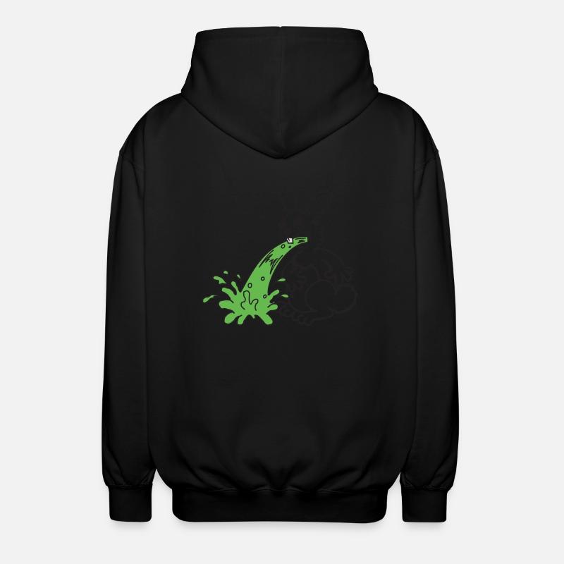 vomit lapin - Veste à capuche unisexe - noir