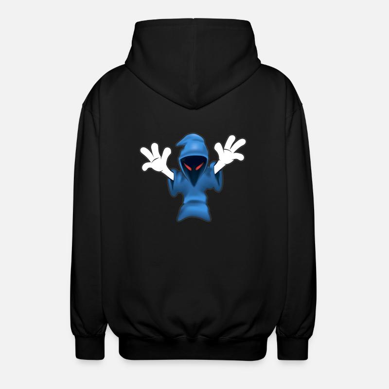 Judgement Day Classic Ghost Logo - Unisex Hooded Jacket - black