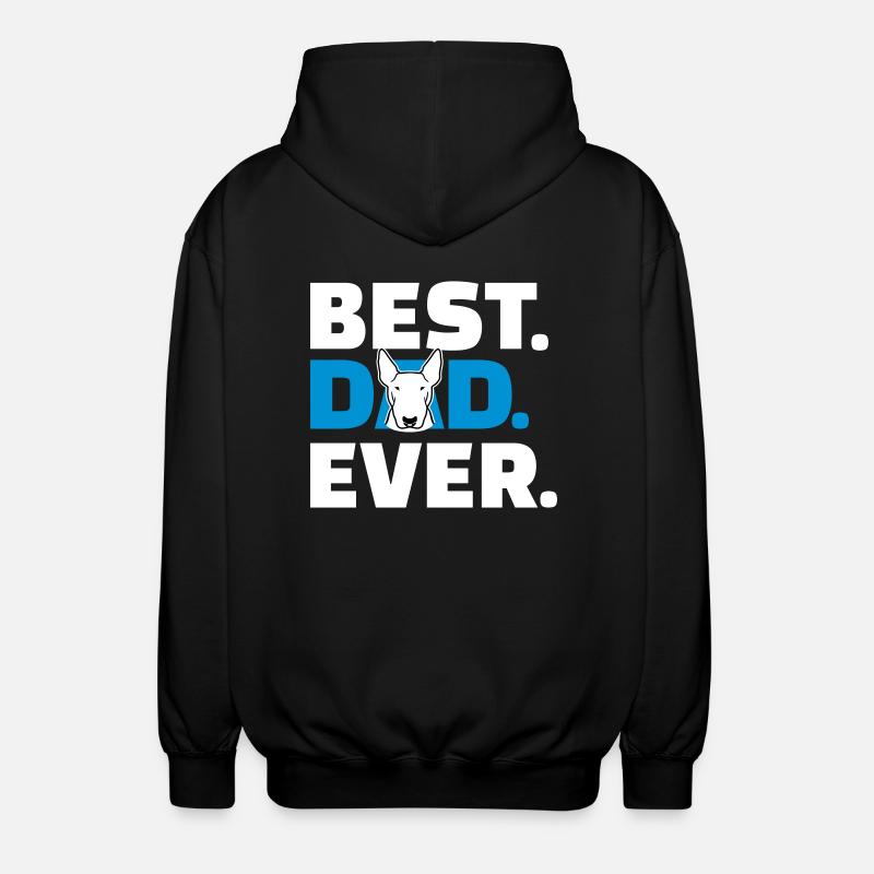 Bull terrier - Unisex Hooded Jacket - black