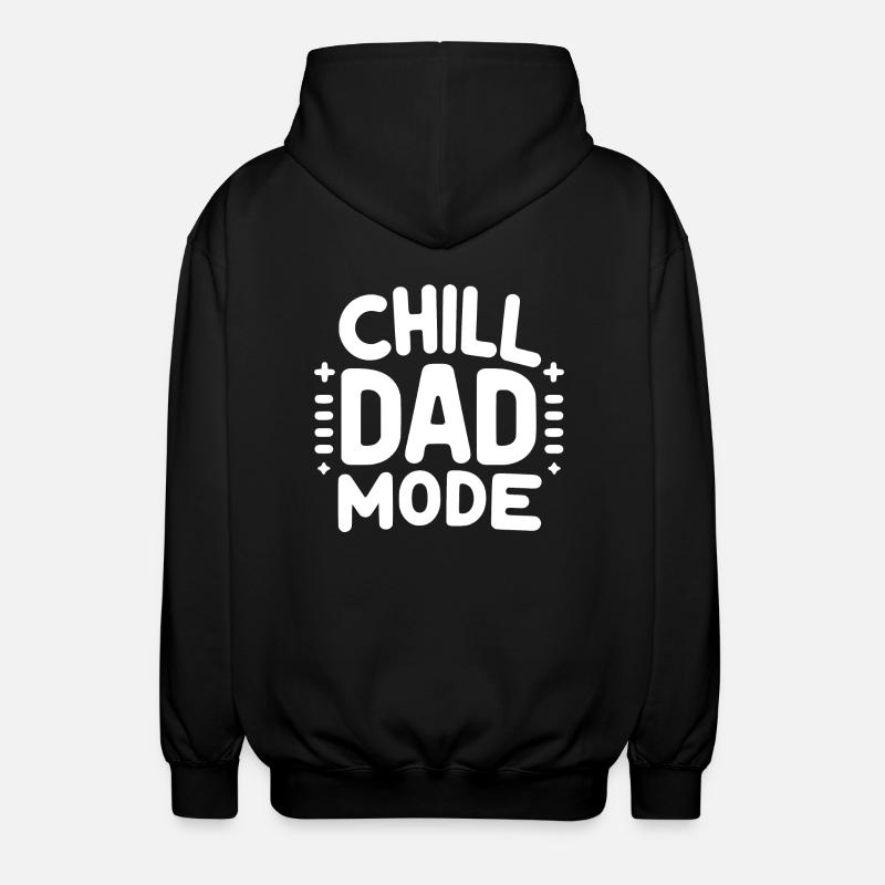 Chill-Dad-Modus - Unisex Kapuzenjacke - Schwarz