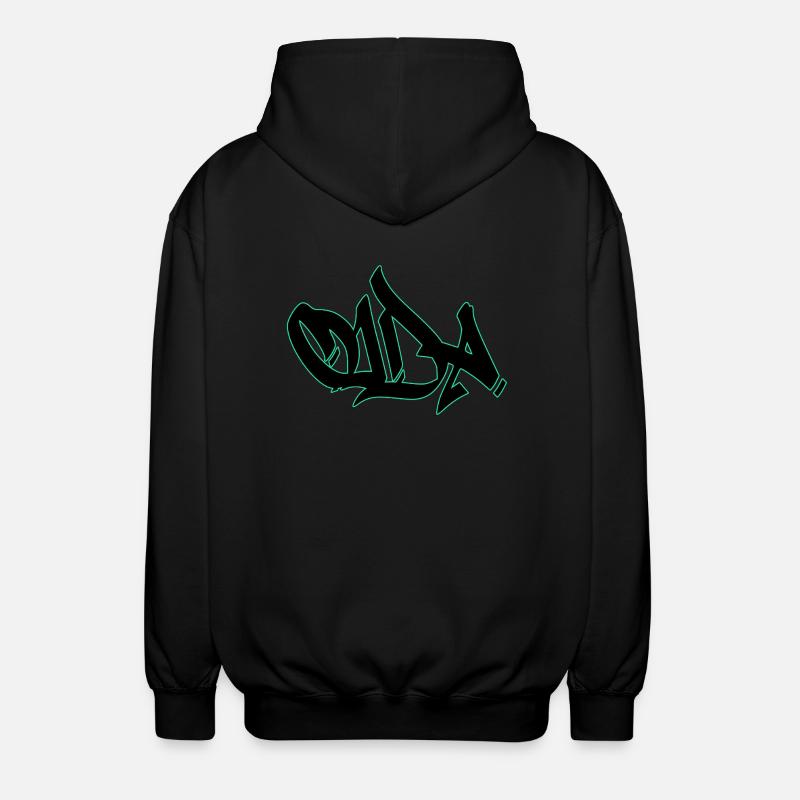 Oida - Unisex Kapuzenjacke - Schwarz