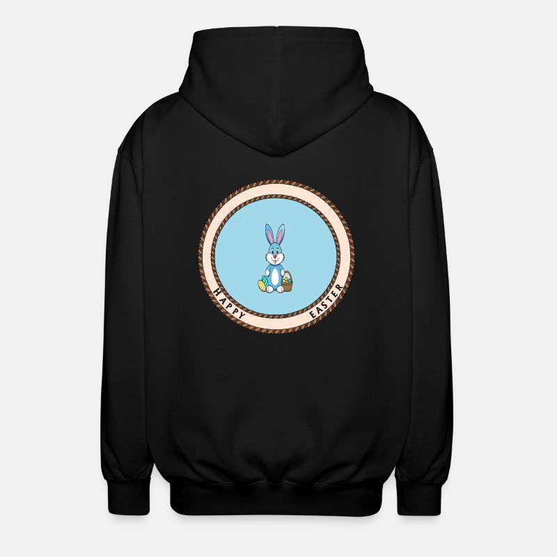 Joyeuses Pâques - Veste à capuche unisexe - noir