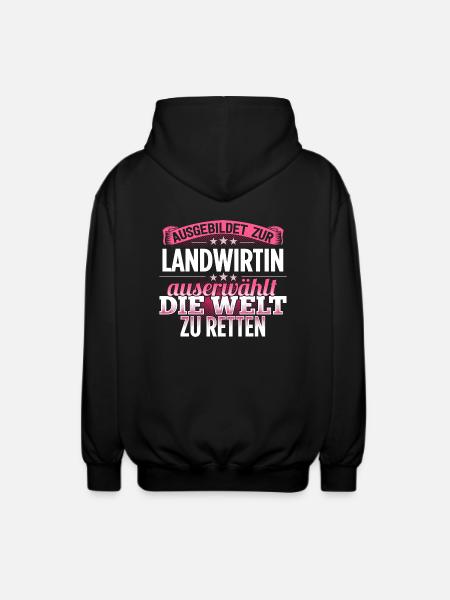 LANDWIRTIN - Die Auserwählte - Unisex Kapuzenjacke - Schwarz