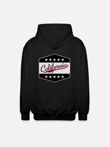California - Unisex Kapuzenjacke - Schwarz