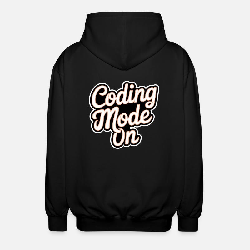Coding Mode On 17 - Unisex Kapuzenjacke - Schwarz