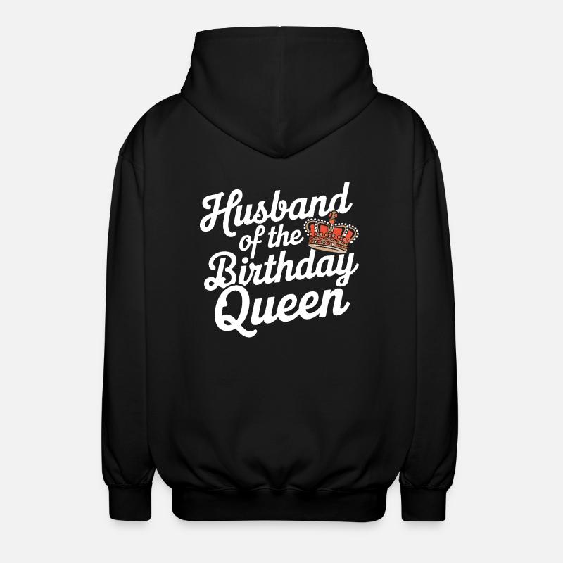 Mari, Conjoint, Famille, Mariage - Veste à capuche unisexe - noir