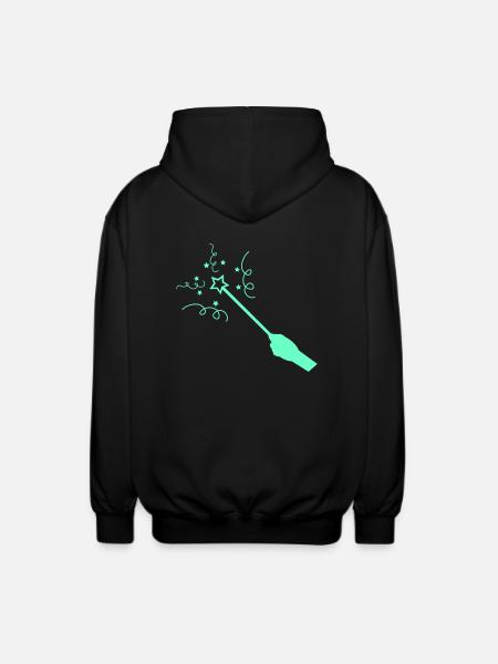 Wand - Unisex Hooded Jacket - black