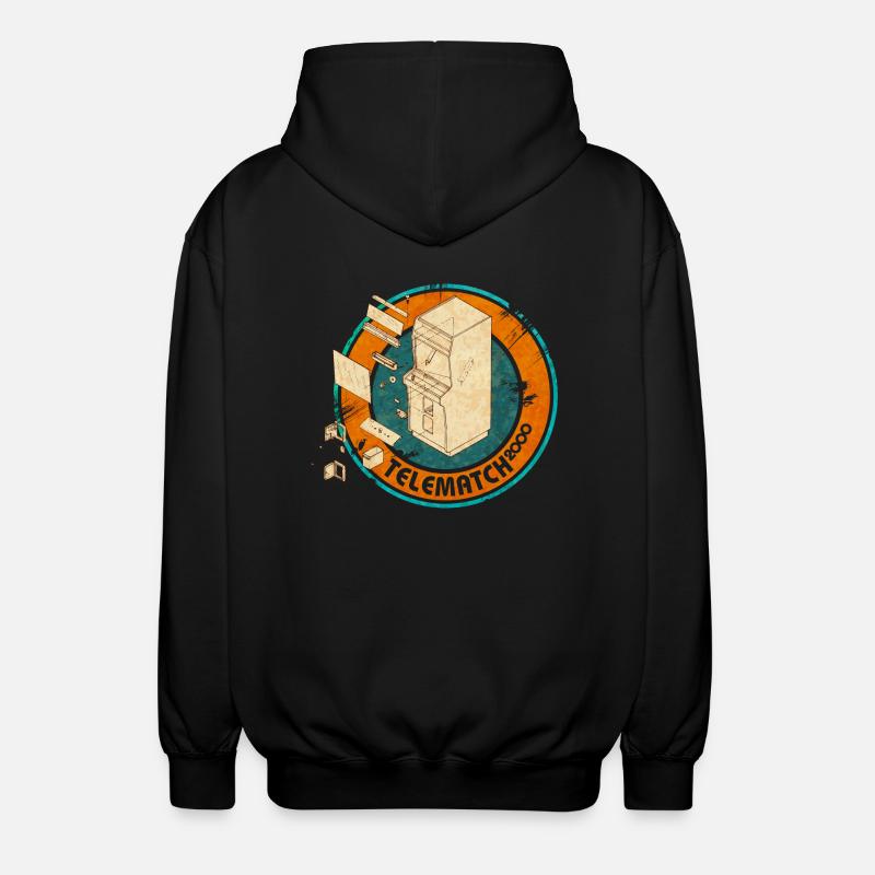telematch2000 - Unisex Hooded Jacket - black