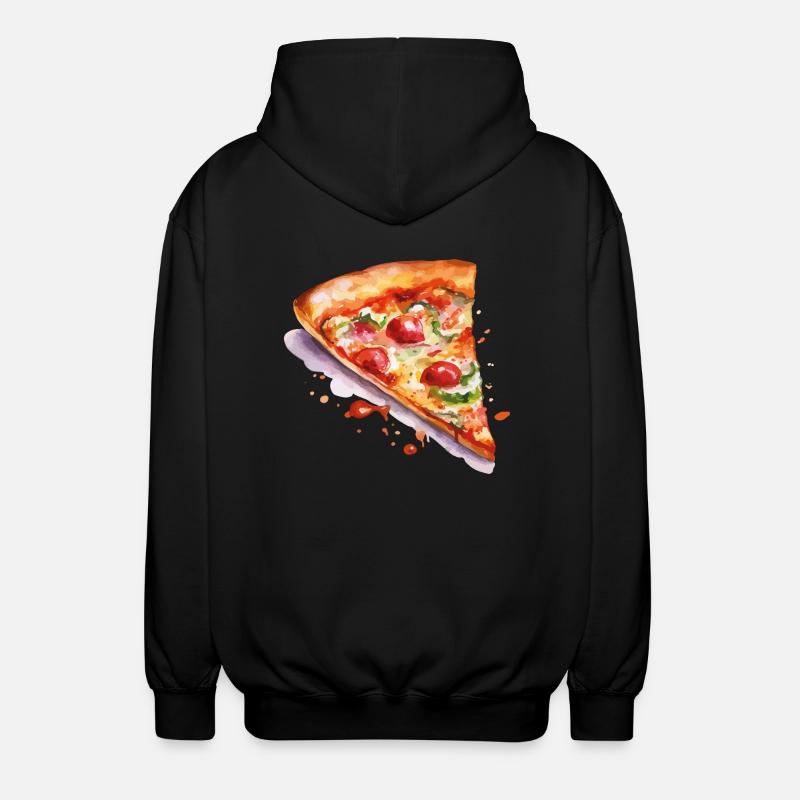 pizza - Veste à capuche unisexe - noir