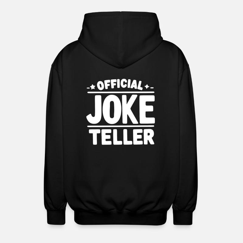 Narration officielle de blagues - Veste à capuche unisexe - noir
