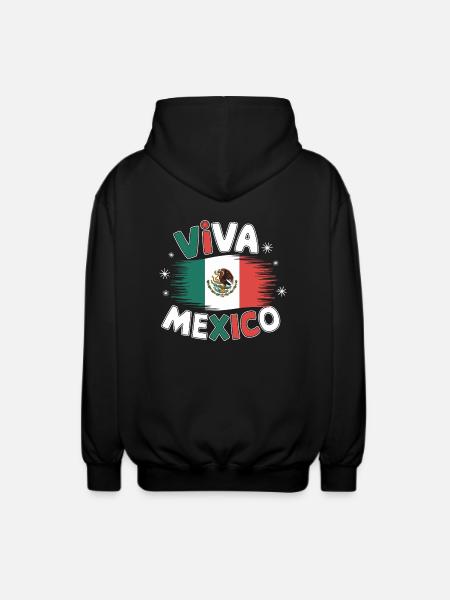 Mexico Mexico Mexican Spanish - Unisex Hooded Jacket - black