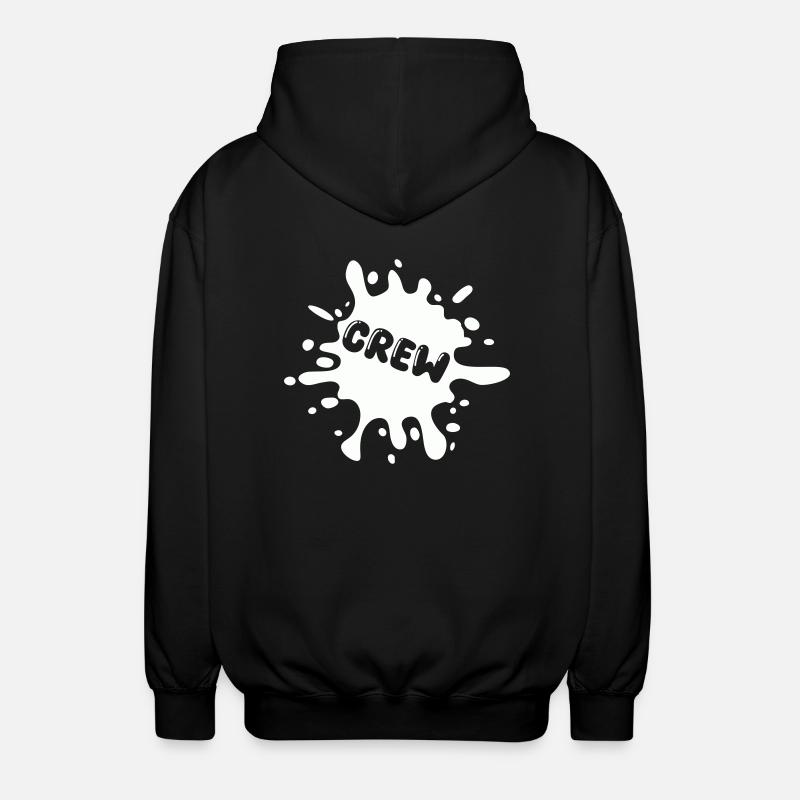 Éclaboussures d’équipage - Veste à capuche unisexe - noir
