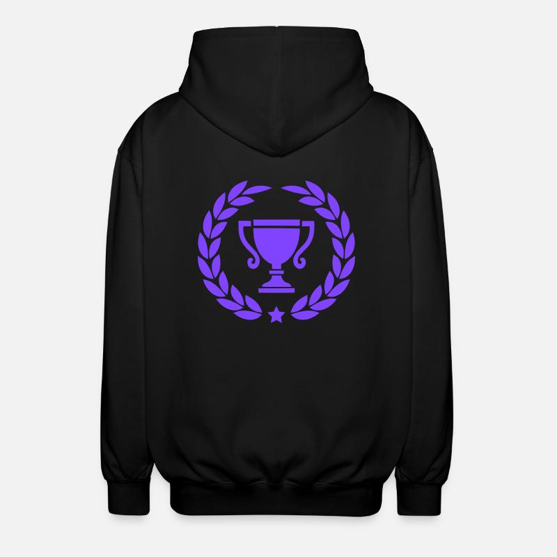 Couronne de laurier coupe - Veste à capuche unisexe - noir