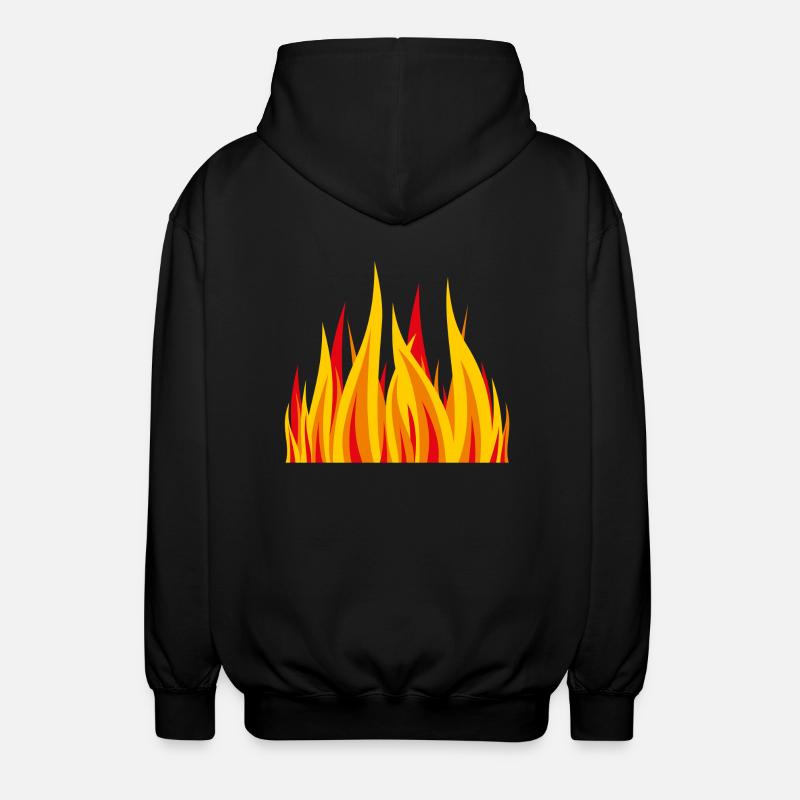 Fire 2 - Veste à capuche unisexe - noir