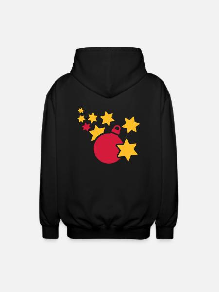 Weihnachten - Unisex Kapuzenjacke - Schwarz