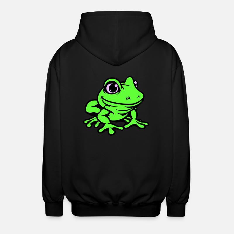 Frog Comic - Unisex Hooded Jacket - black