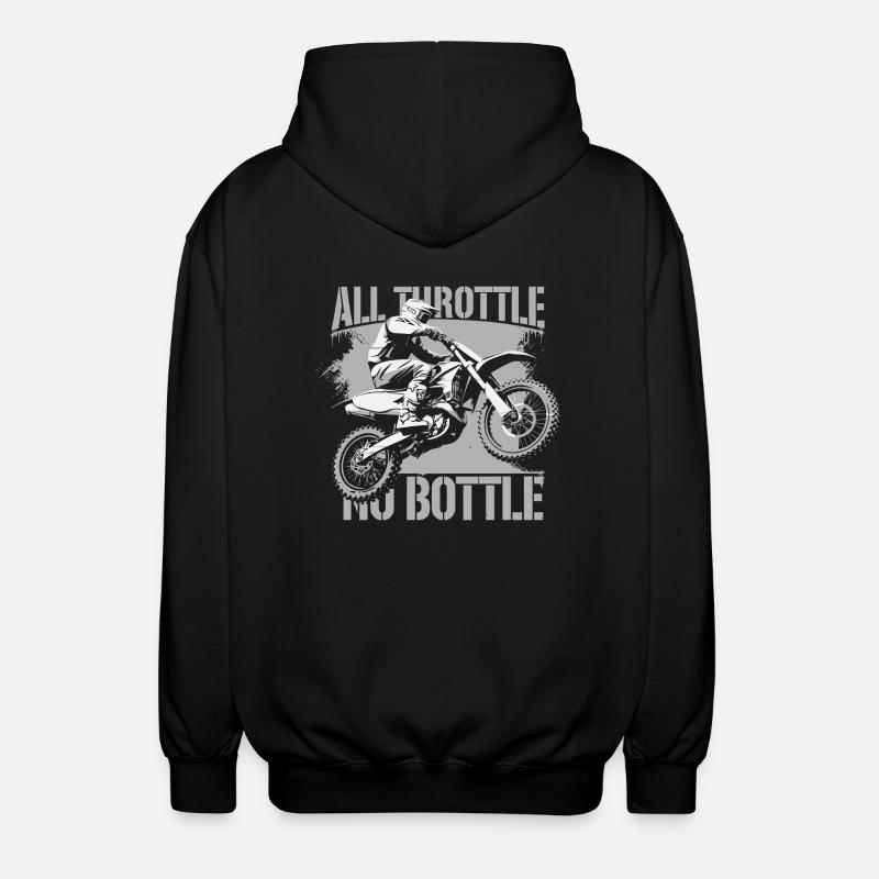 Motocross – Seul l’accélérateur complet compte - Veste à capuche unisexe - noir