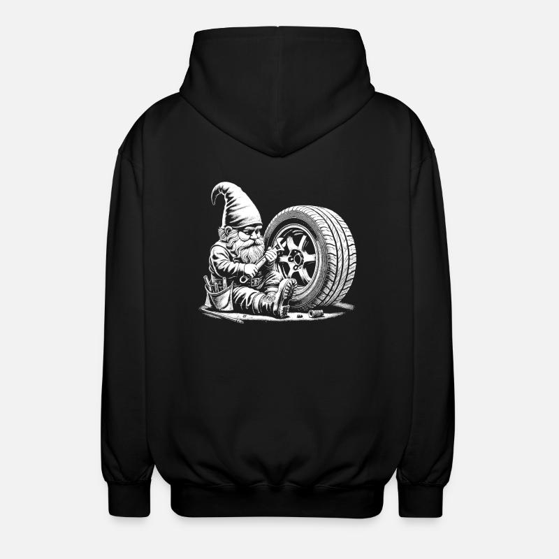 Automechaniker - Unisex Kapuzenjacke - Schwarz