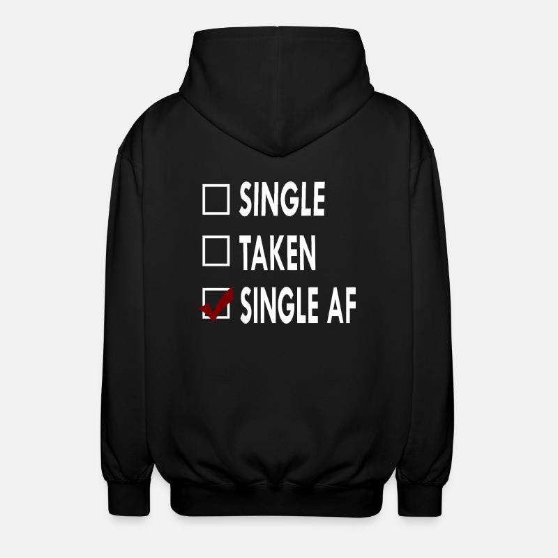 SINGLE SINGLE AF - Veste à capuche unisexe - noir