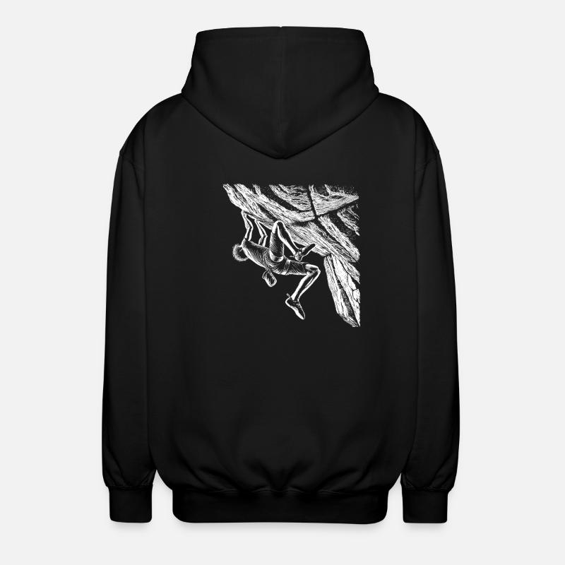 Grimper - Veste à capuche unisexe - noir