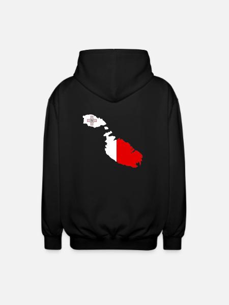 Malte - Veste à capuche unisexe - noir