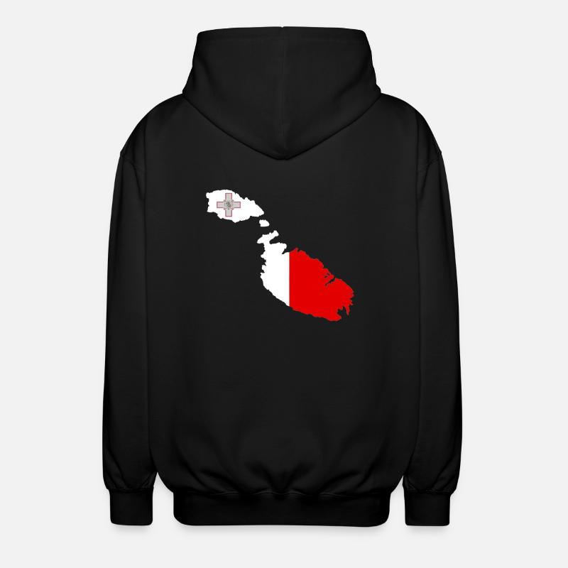 Malta - Unisex Hooded Jacket - black