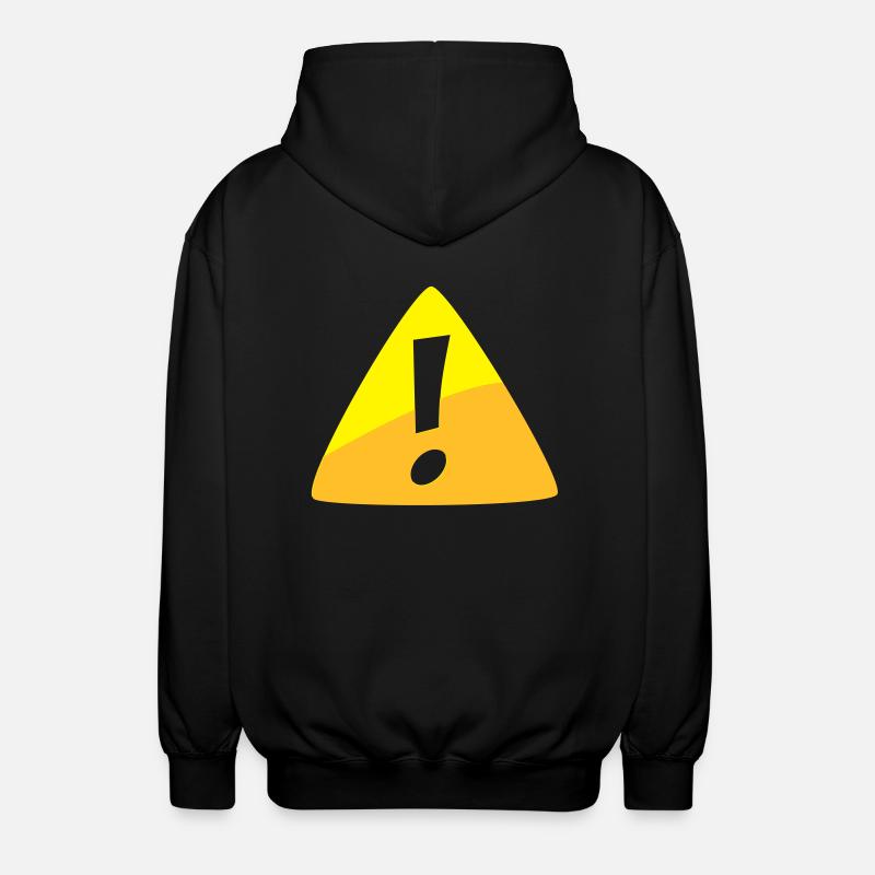 WARNING - Unisex Kapuzenjacke - Schwarz