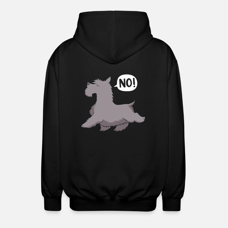 Terrier écossais - Veste à capuche unisexe - noir