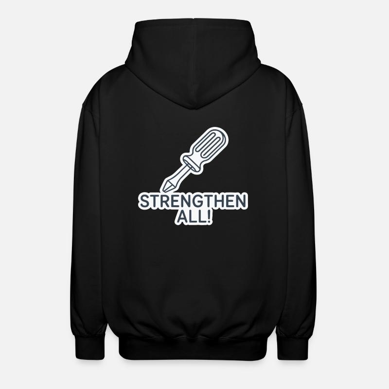 RENFORCEZ TOUT - Veste à capuche unisexe - noir