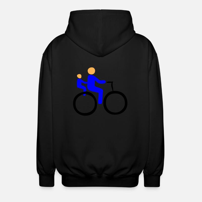 Rad - Unisex Kapuzenjacke - Schwarz