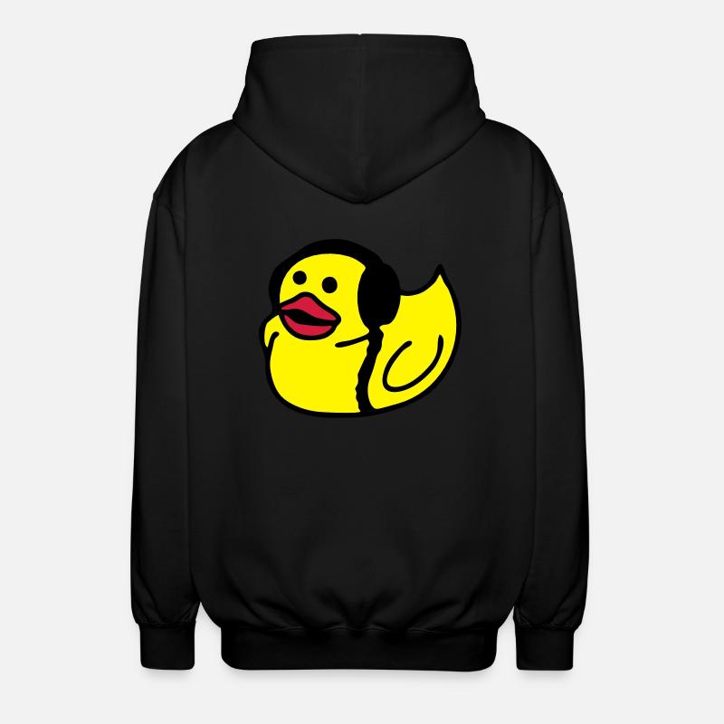 ente - Unisex Kapuzenjacke - Schwarz