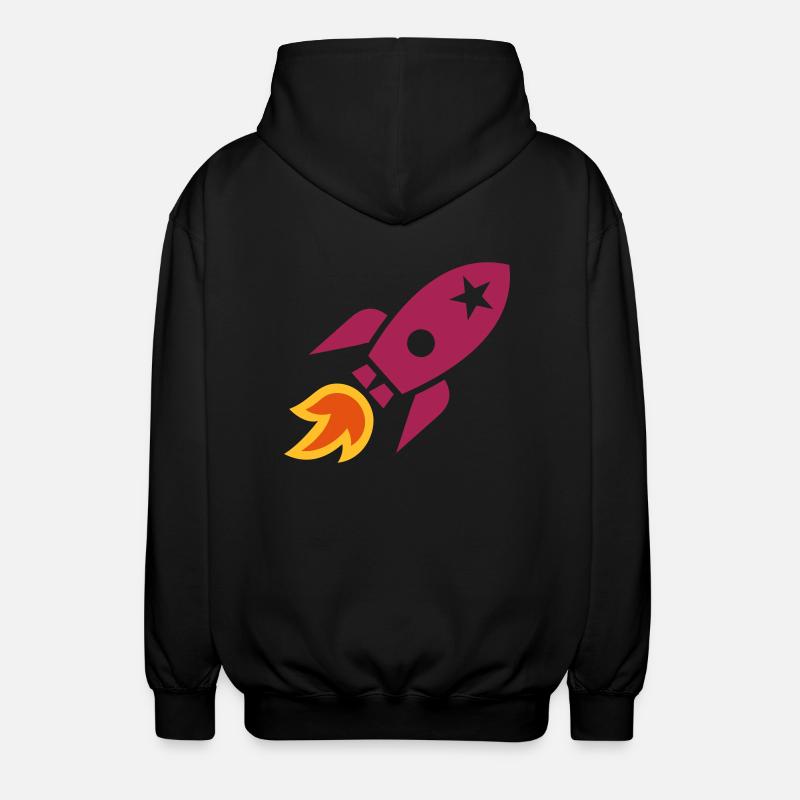 Fusée - Veste à capuche unisexe - noir