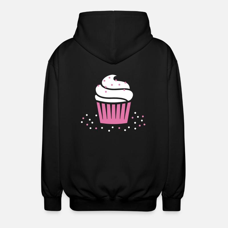 Cupcake - Veste à capuche unisexe - noir