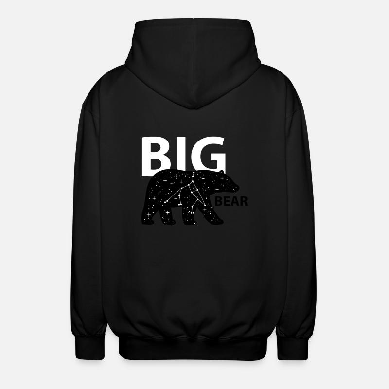 Big bear (b) - Veste à capuche unisexe - noir