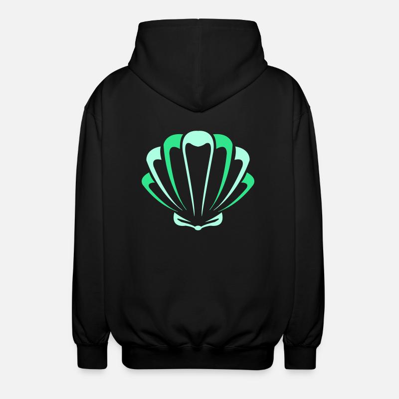 coquille - Veste à capuche unisexe - noir