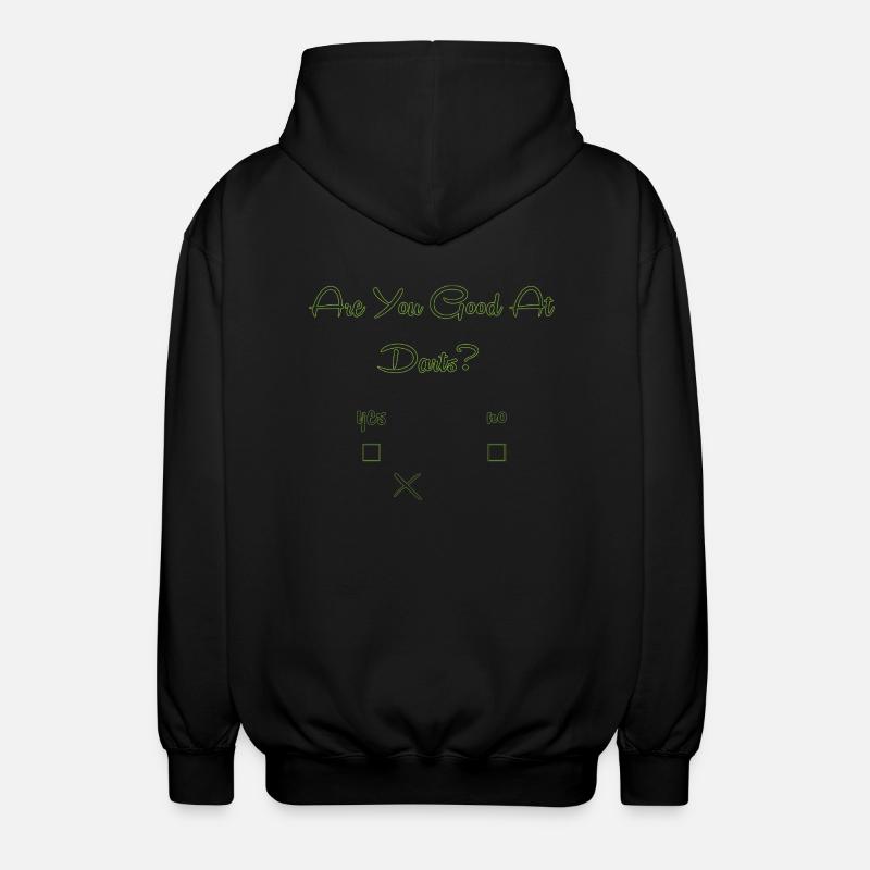 Jeu de fléchettes Dartpfeil - Veste à capuche unisexe - noir